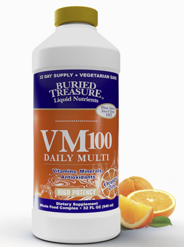 Buried Treasure VM100 Liquid Multivitamin 32 oz